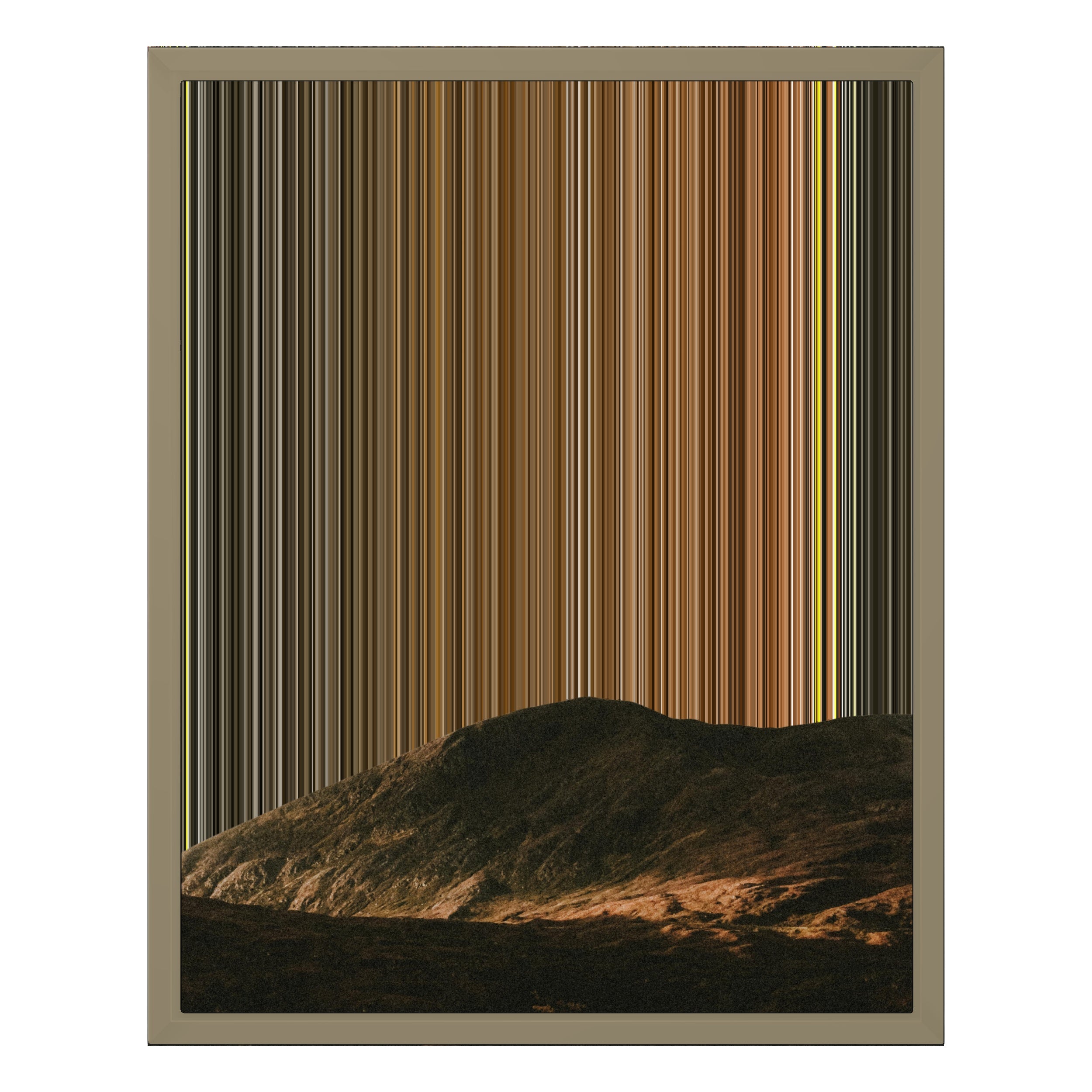 16×20" Framed Canvas - Natural variant