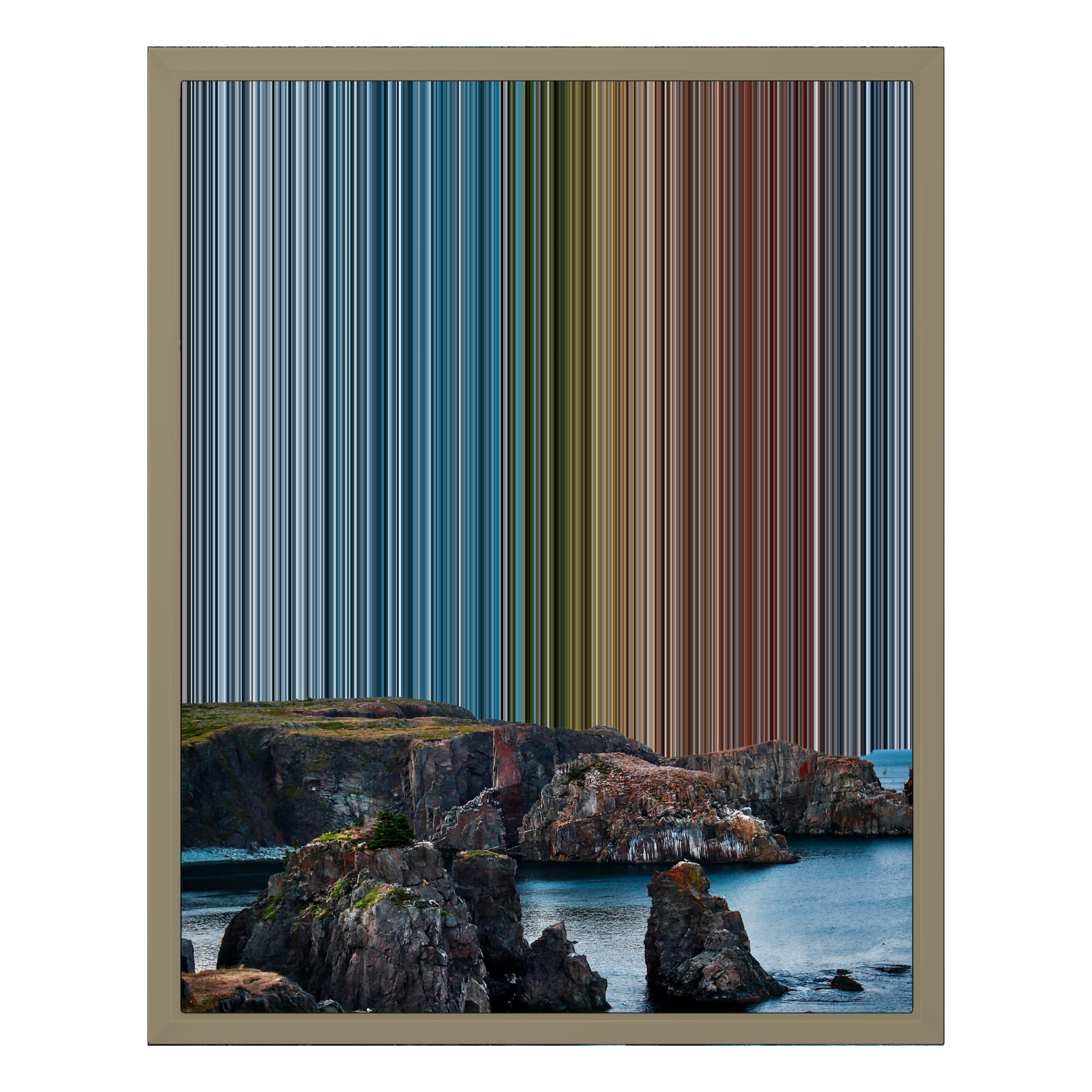 16×20" Framed Canvas - Natural variant