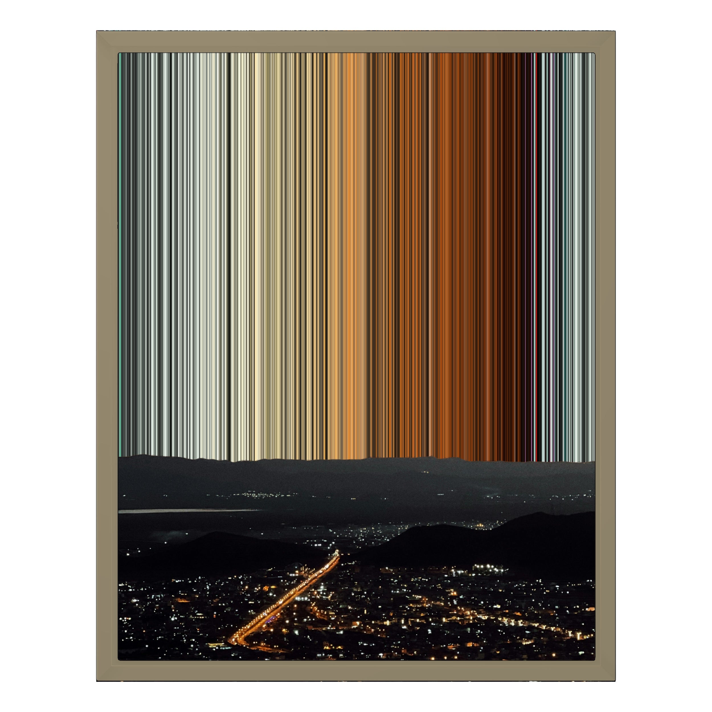 16×20" Framed Canvas - Natural variant