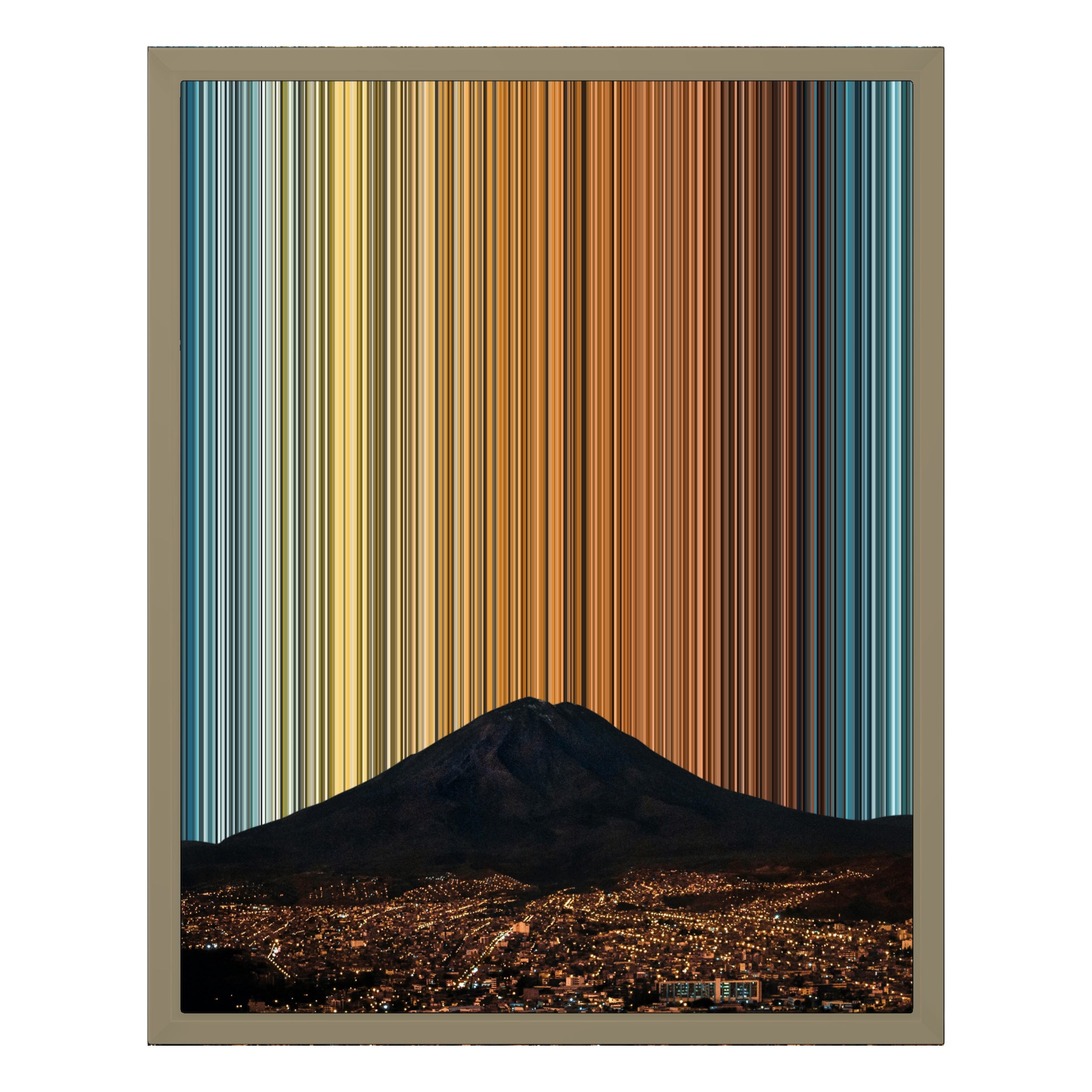 16×20" Framed Canvas - Natural variant