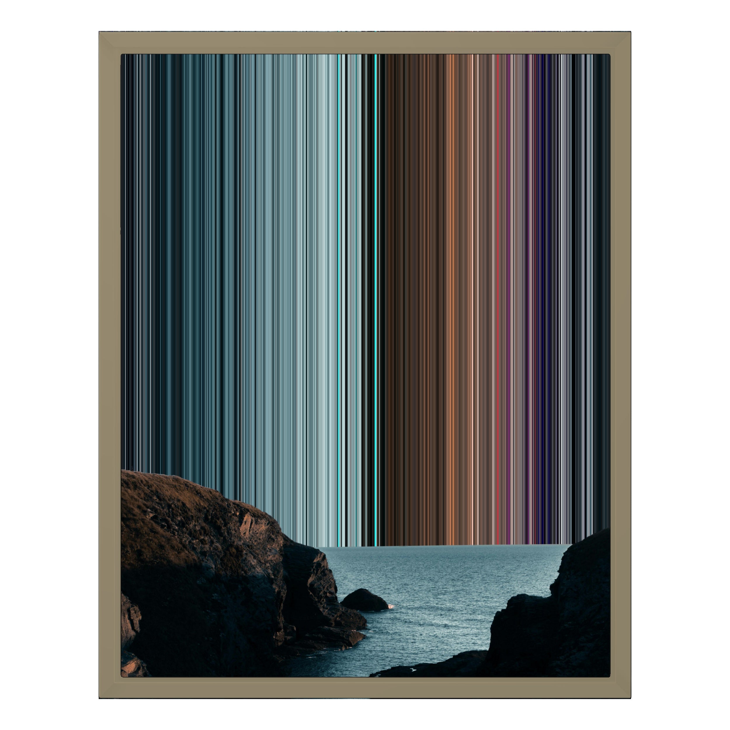 16×20" Framed Canvas - Natural variant