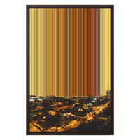 16×24" Framed Canvas - Brown variant