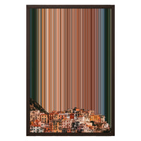 16×24" Framed Canvas - Brown variant