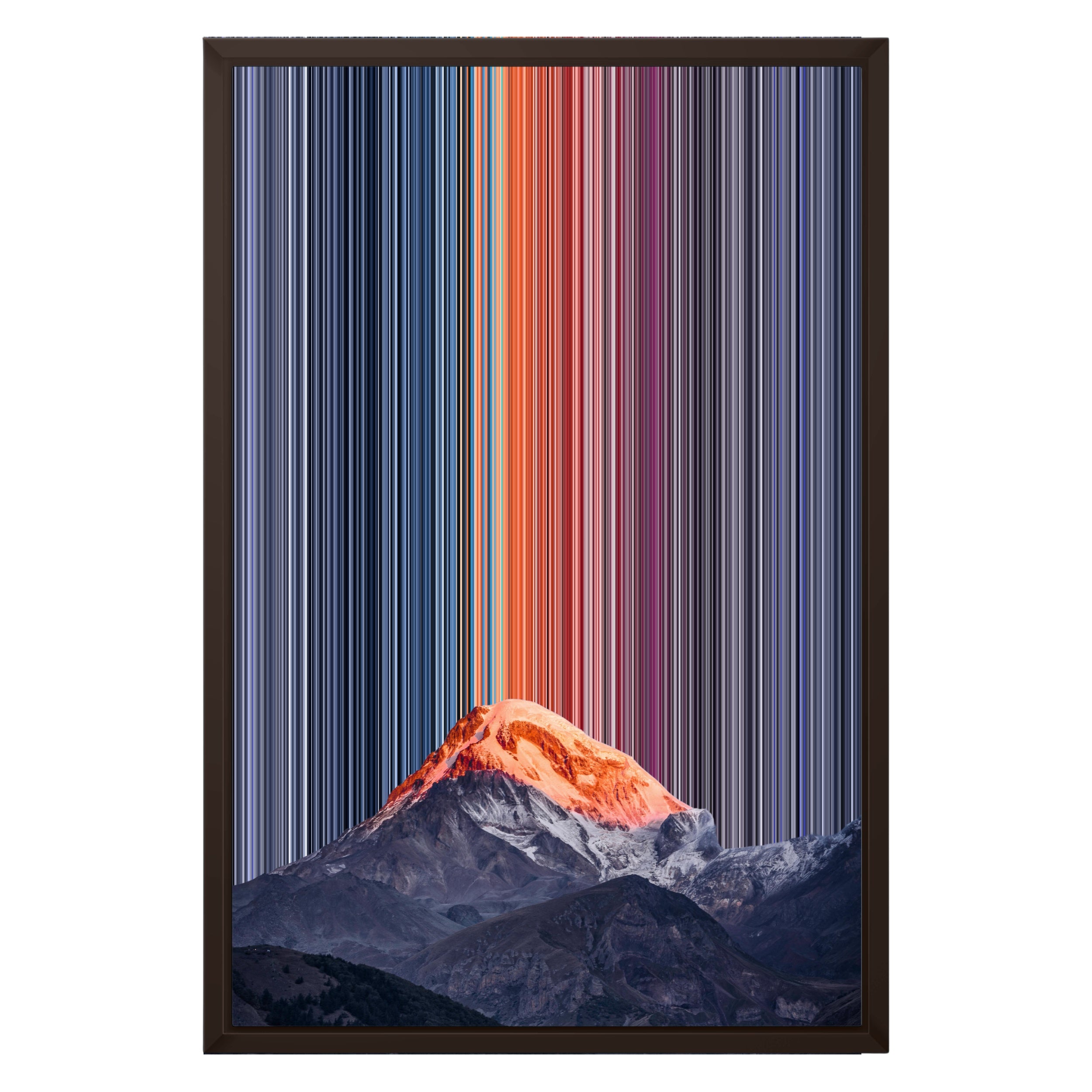 16×24" Framed Canvas - Brown variant