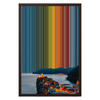 16×24" Framed Canvas - Brown variant