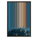 16×24" Framed Canvas - Brown variant