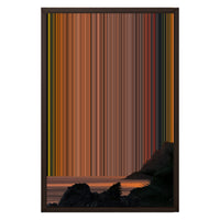 16×24" Framed Canvas - Brown variant