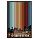 16×24" Framed Canvas - Brown variant