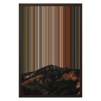 16×24" Framed Canvas - Brown variant