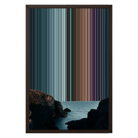 16×24" Framed Canvas - Brown variant