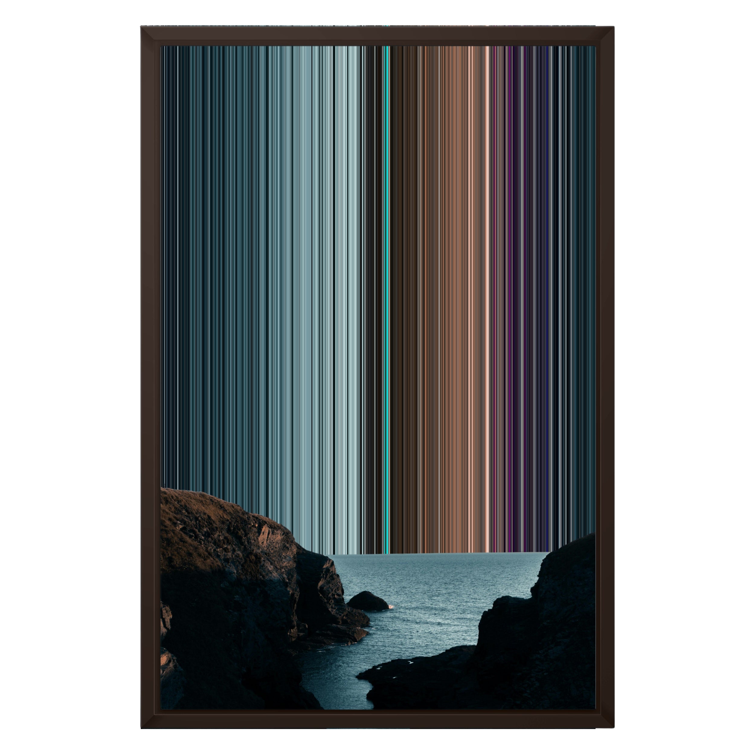 16×24" Framed Canvas - Brown variant