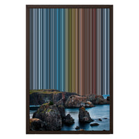 16×24" Framed Canvas - Brown variant