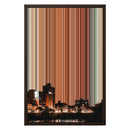 16×24" Framed Canvas - Brown variant