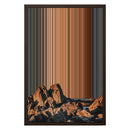 16×24" Framed Canvas - Brown variant