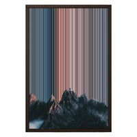 16×24" Framed Canvas - Brown variant