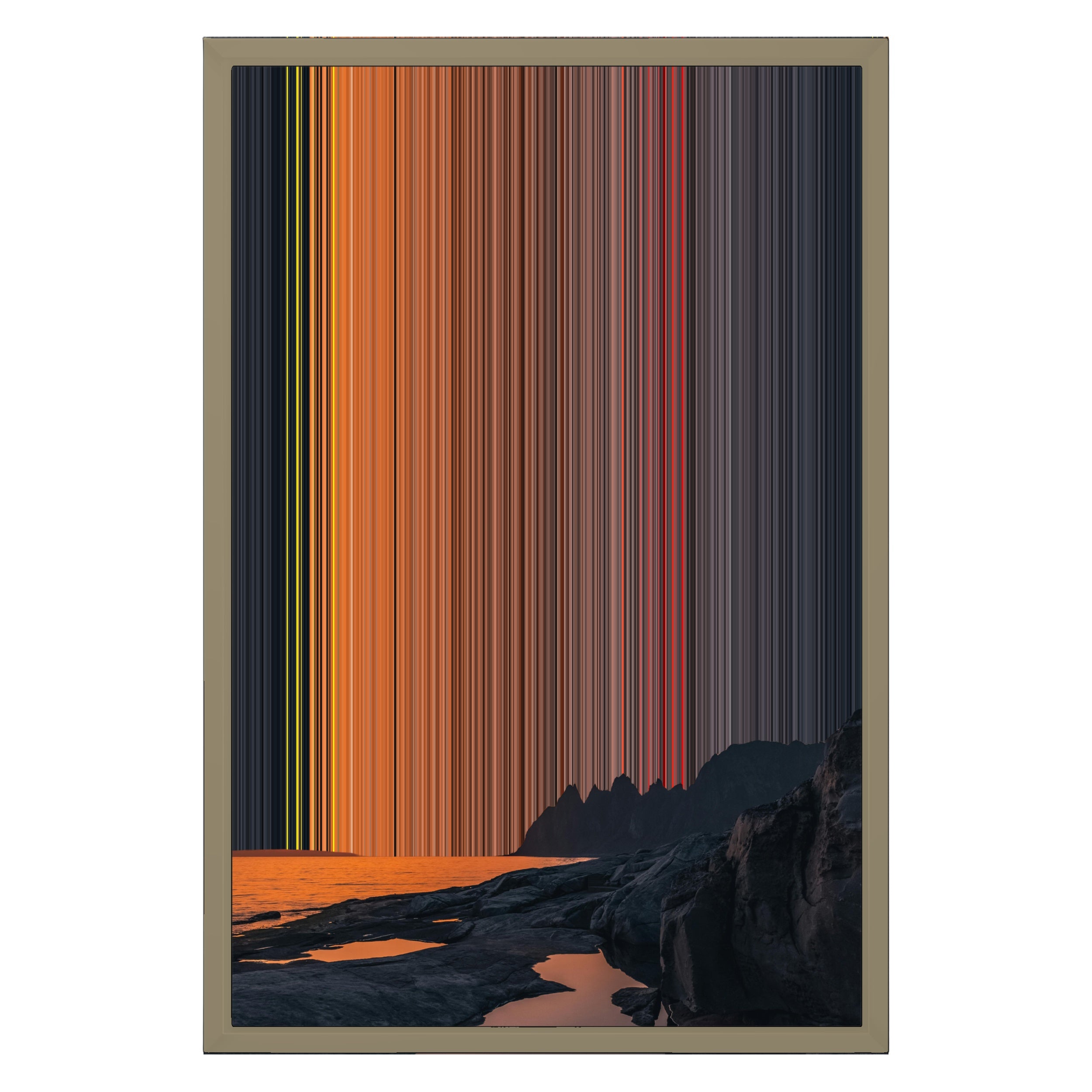 16×24" Framed Canvas - Natural variant