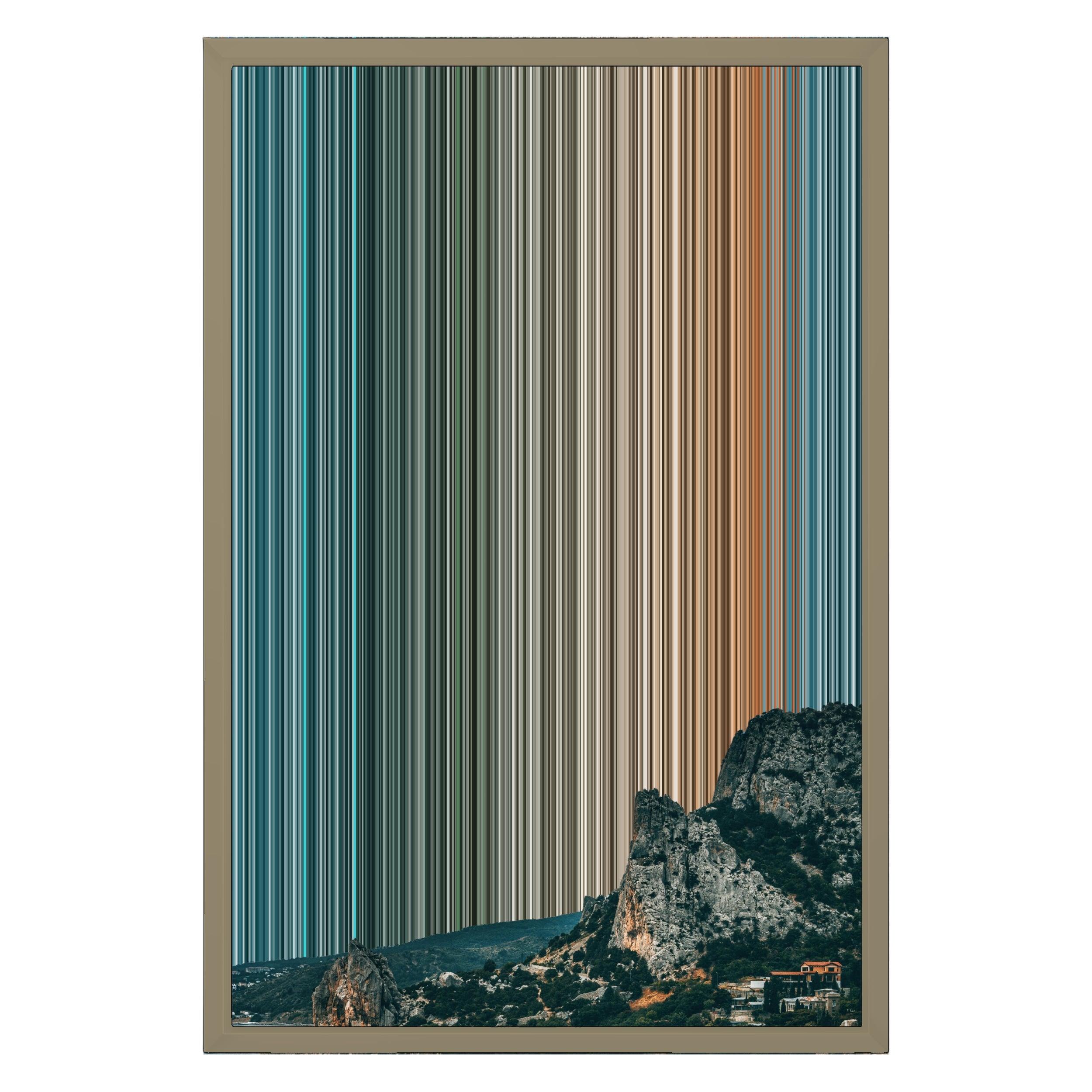 16×24" Framed Canvas - Natural variant