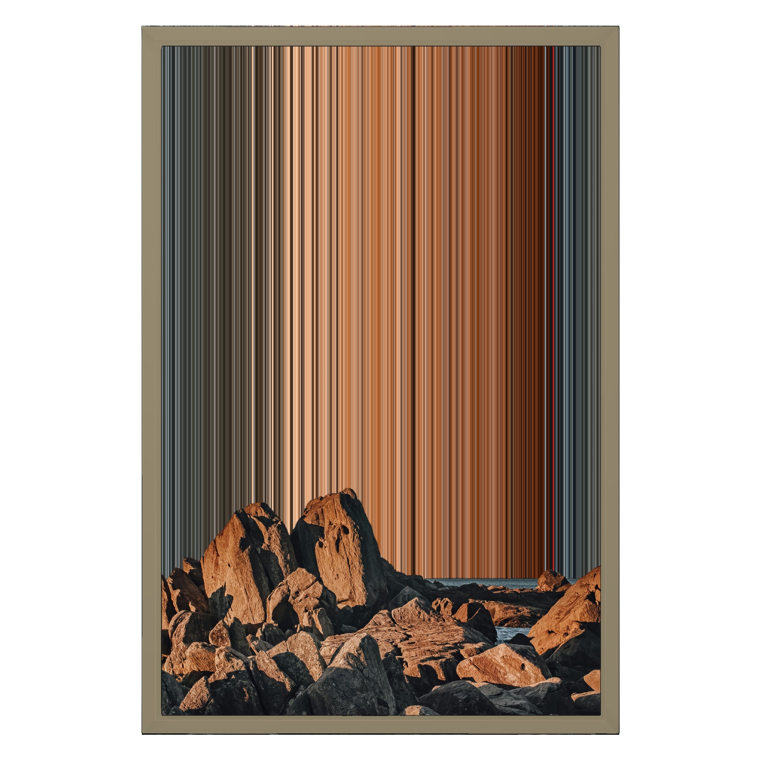 16×24" Framed Canvas - Natural variant