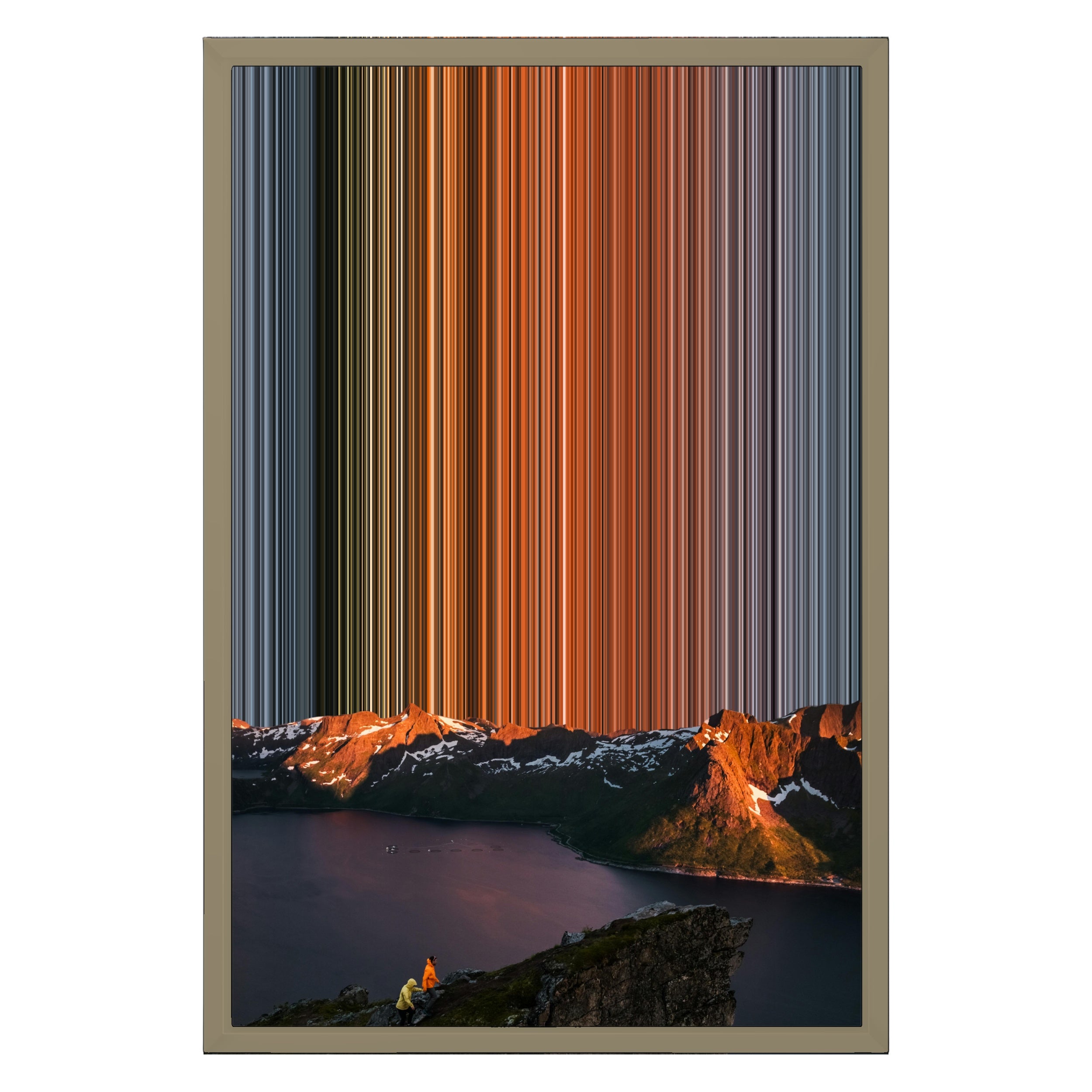 16×24" Framed Canvas - Natural variant