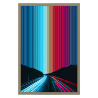 16×24" Framed Canvas - Natural variant