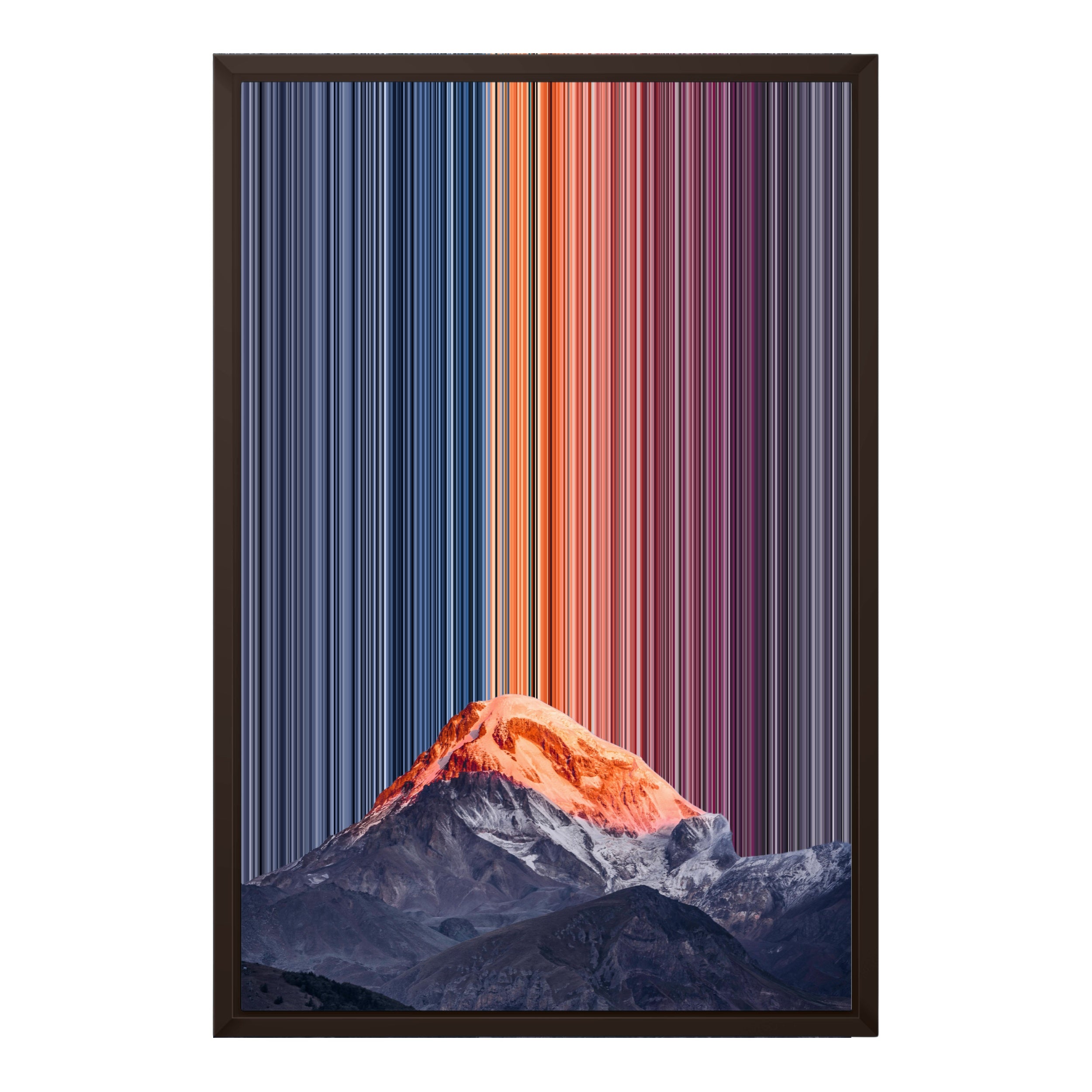 18×24" Framed Canvas - Brown variant