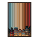 18×24" Framed Canvas - Brown variant