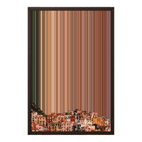 18×24" Framed Canvas - Brown variant