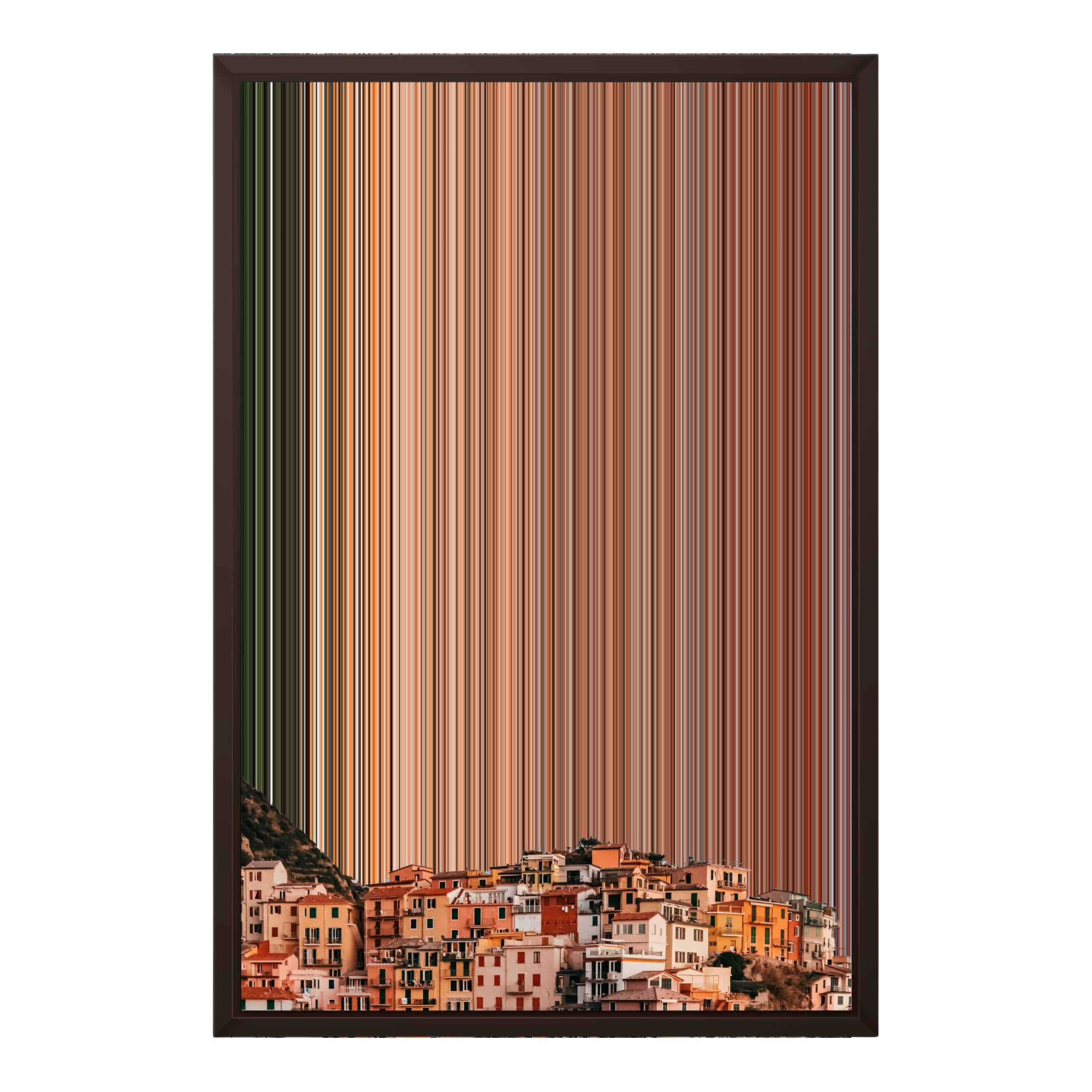 18×24" Framed Canvas - Brown variant