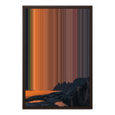 18×24" Framed Canvas - Brown variant