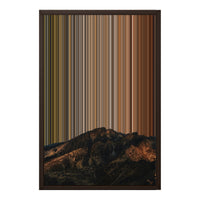 18×24" Framed Canvas - Brown variant