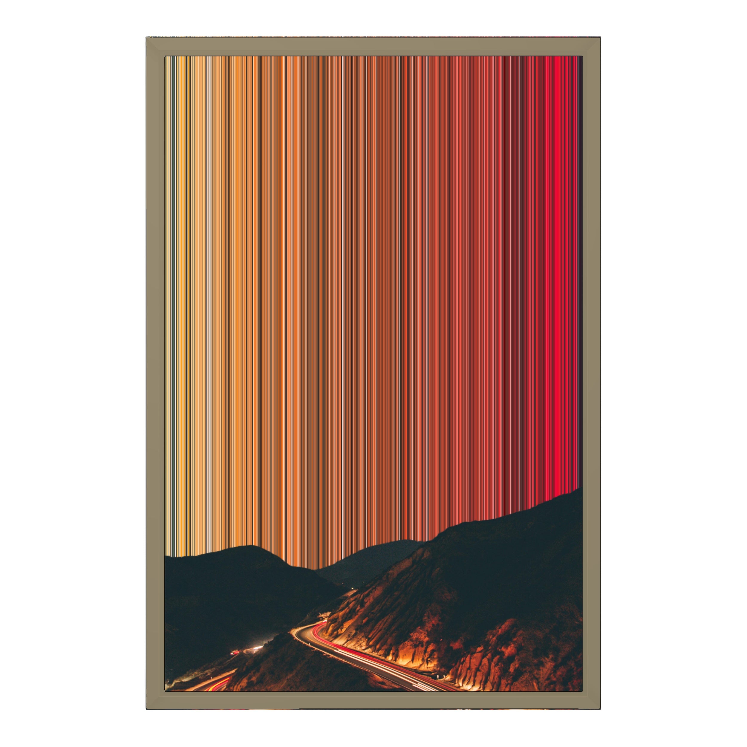 18×24" Framed Canvas - Natural variant