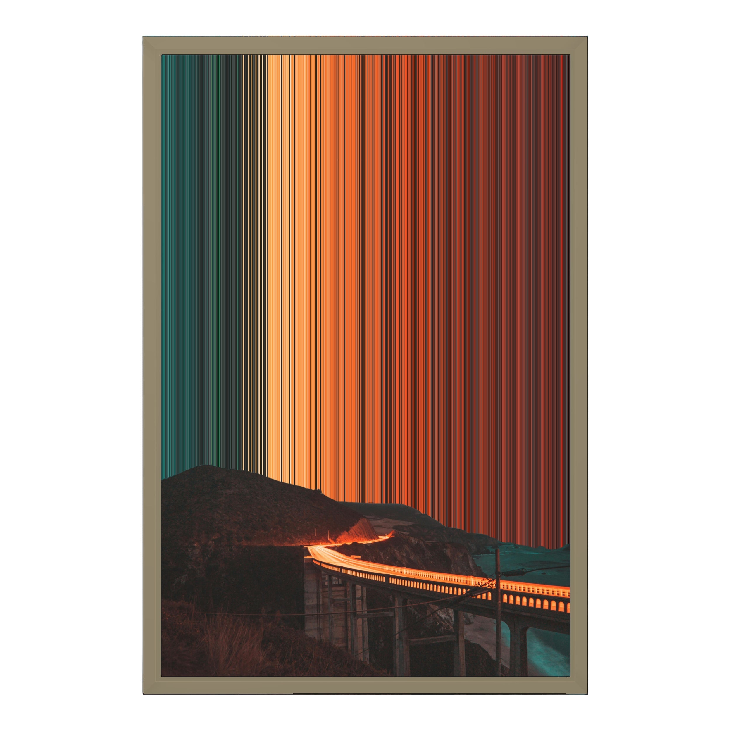 18×24" Framed Canvas - Natural variant