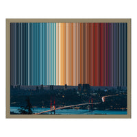 20×16" Framed Canvas - Natural variant