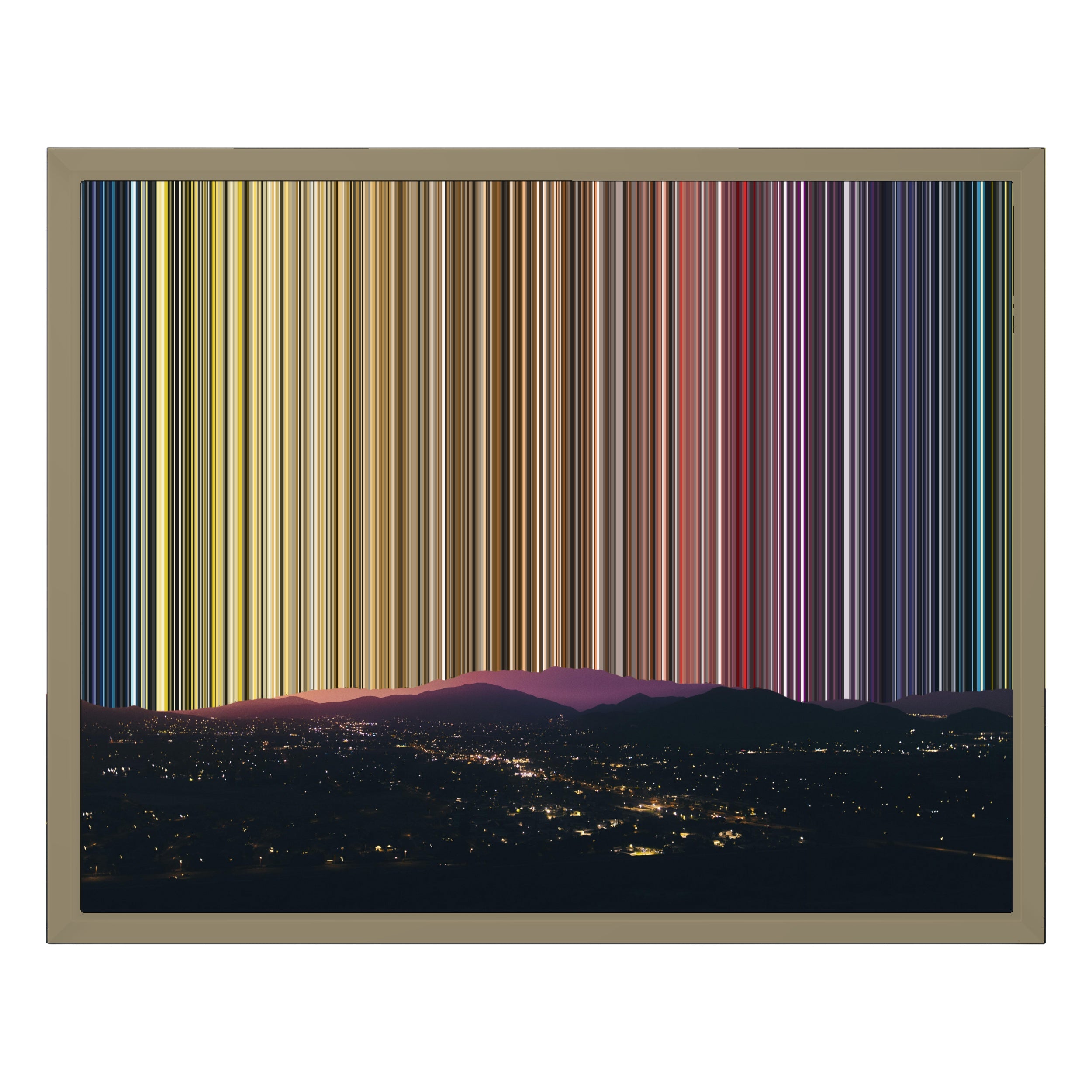 20×16" Framed Canvas - Natural variant