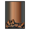 20×28" Framed Canvas - Black variant