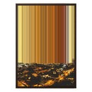 20×28" Framed Canvas - Brown variant