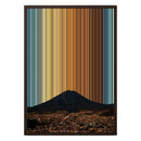 20×28" Framed Canvas - Brown variant