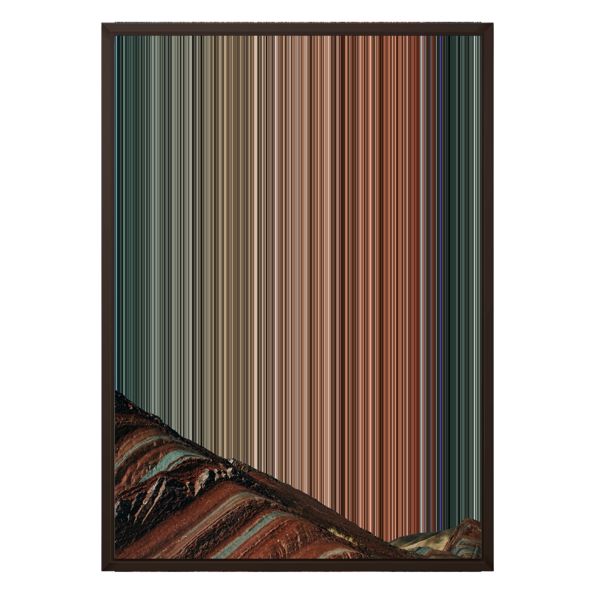 20×28" Framed Canvas - Brown variant