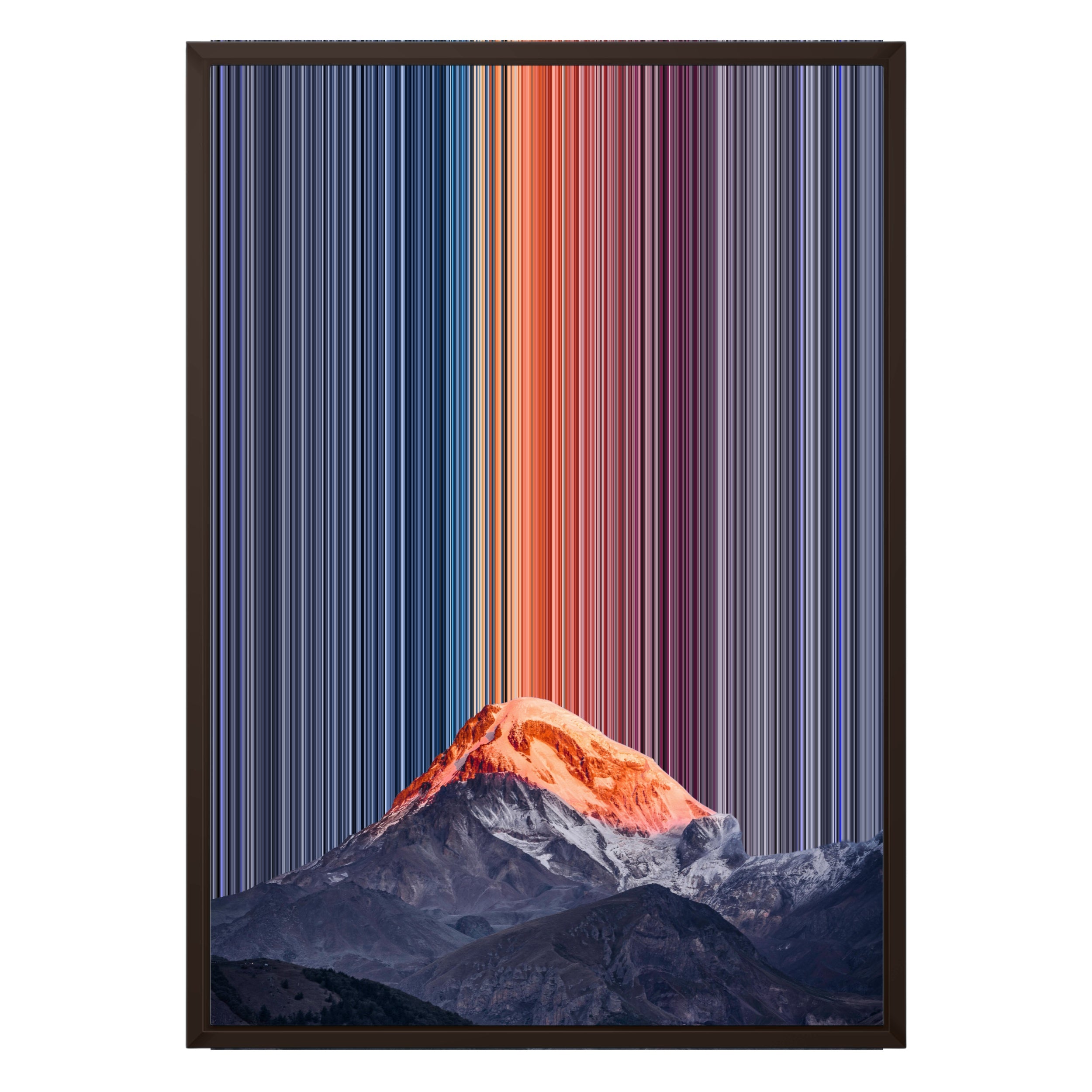 20×28" Framed Canvas - Brown variant