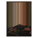 20×28" Framed Canvas - Brown variant