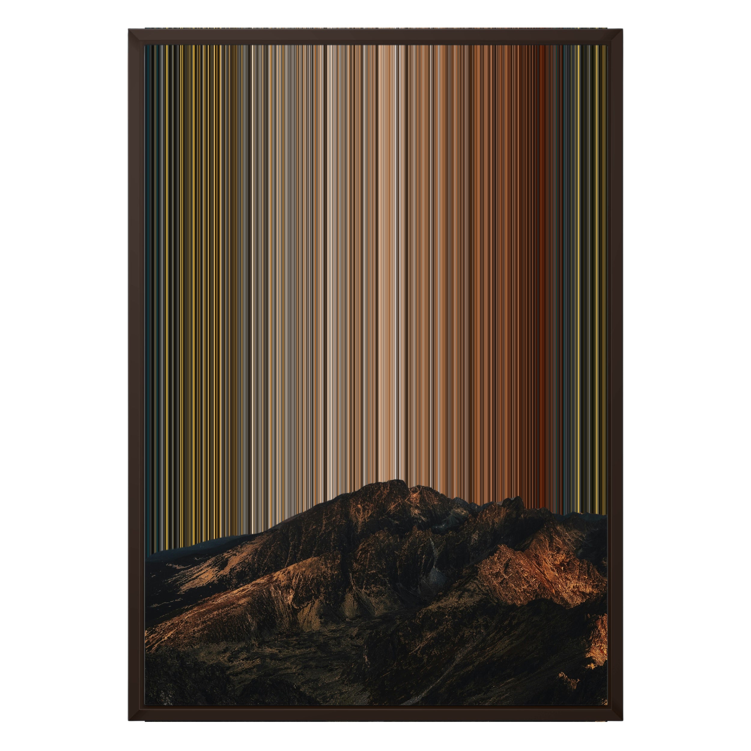 20×28" Framed Canvas - Brown variant