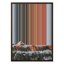 20×28" Framed Canvas - Brown variant