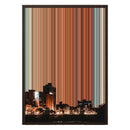 20×28" Framed Canvas - Brown variant