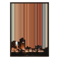 20×28" Framed Canvas - Brown variant