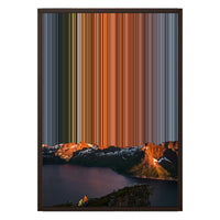 20×28" Framed Canvas - Brown variant