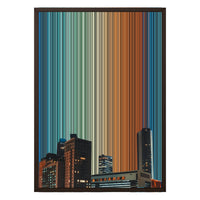 20×28" Framed Canvas - Brown variant