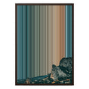 20×28" Framed Canvas - Brown variant