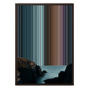 20×28" Framed Canvas - Brown variant