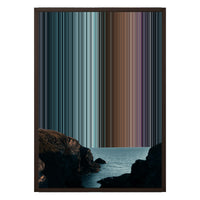 20×28" Framed Canvas - Brown variant