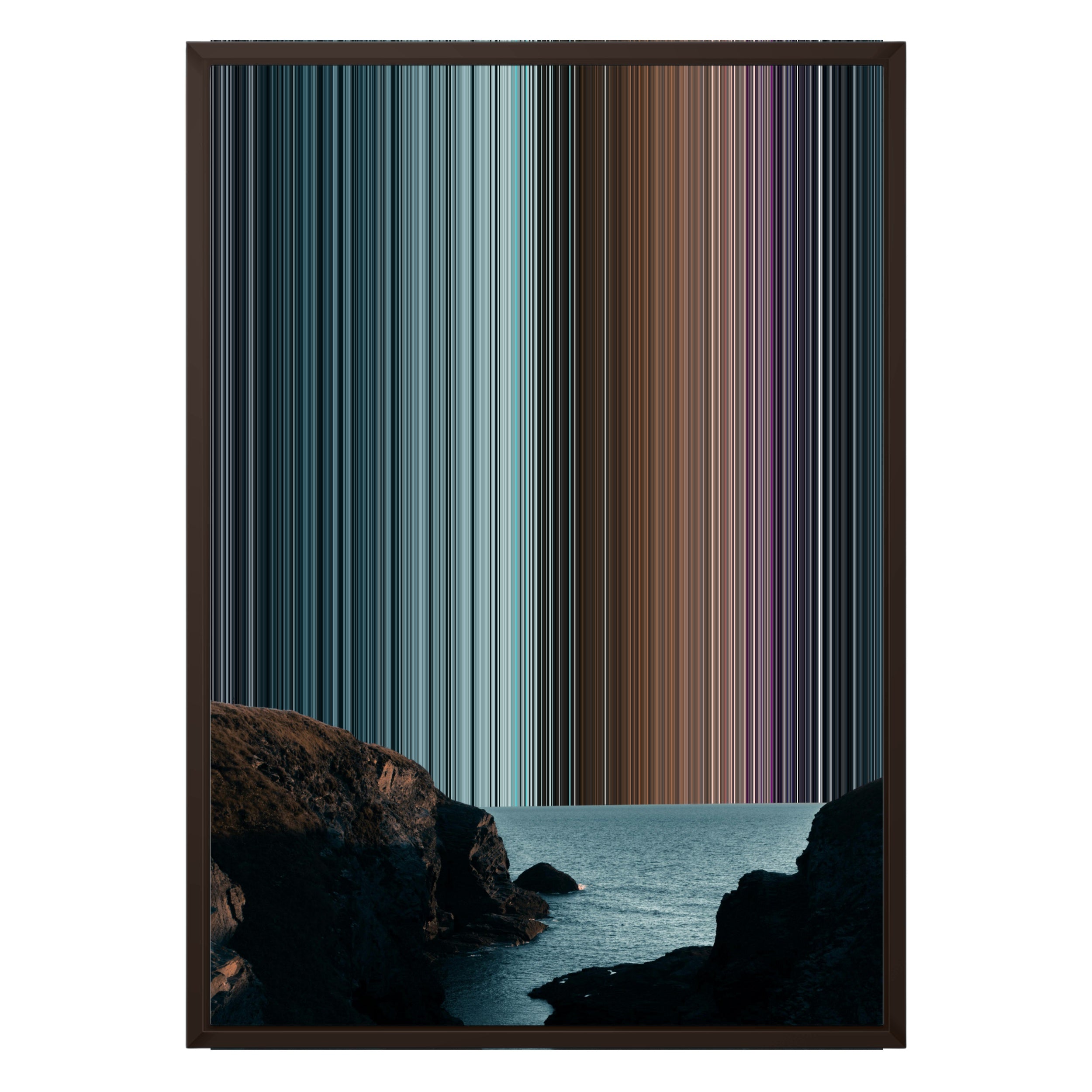 20×28" Framed Canvas - Brown variant